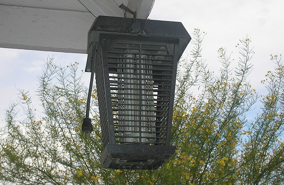 bug zapper hanging outside