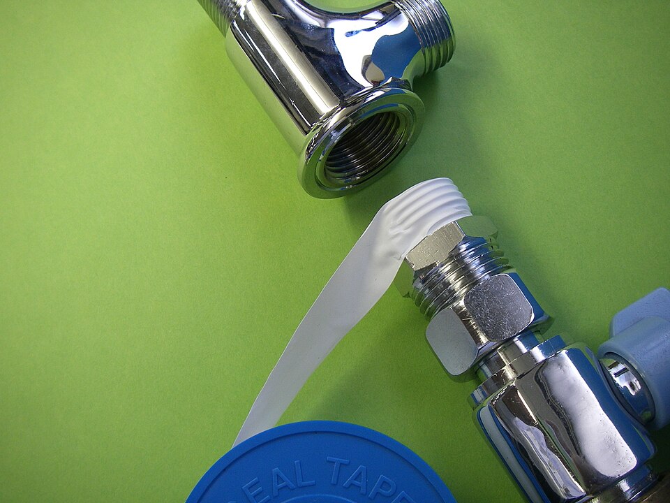 PTFE tape pipe threads