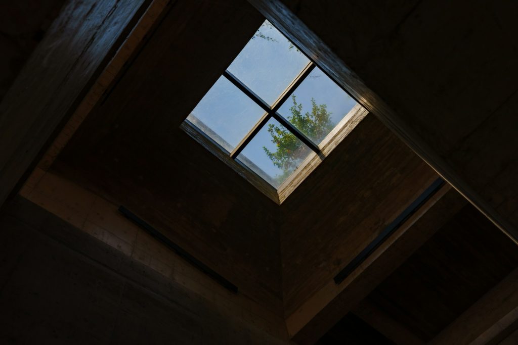lightning through window