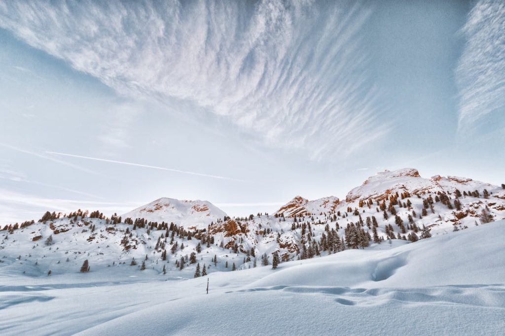 alpine landscape winter