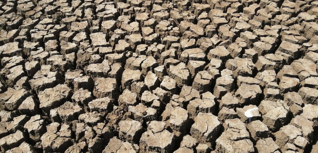 drought cracked earth