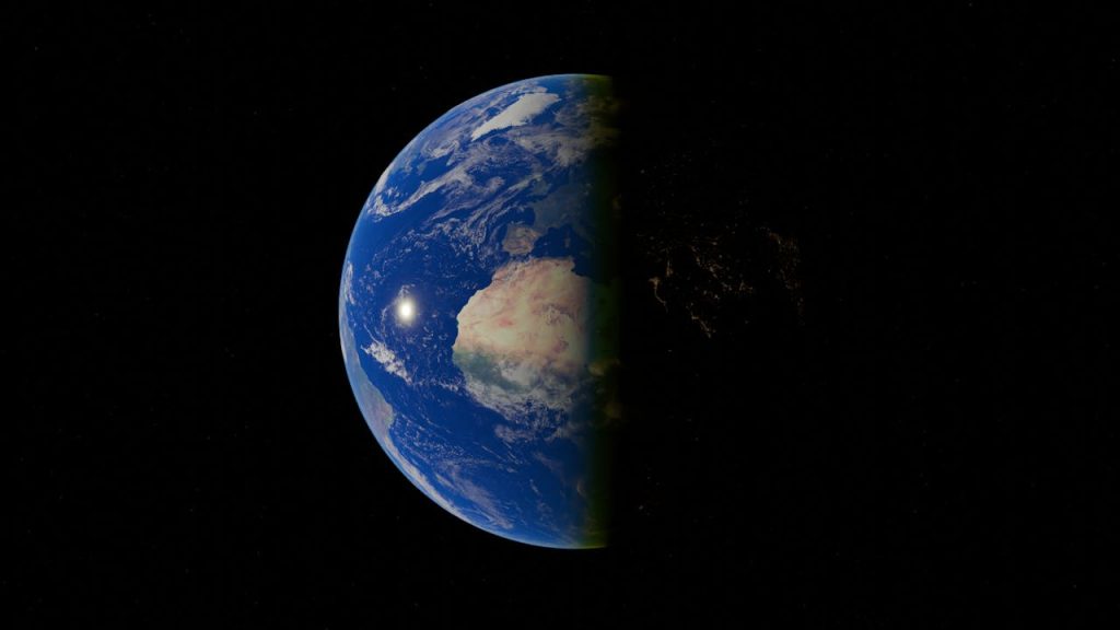 science timeline background